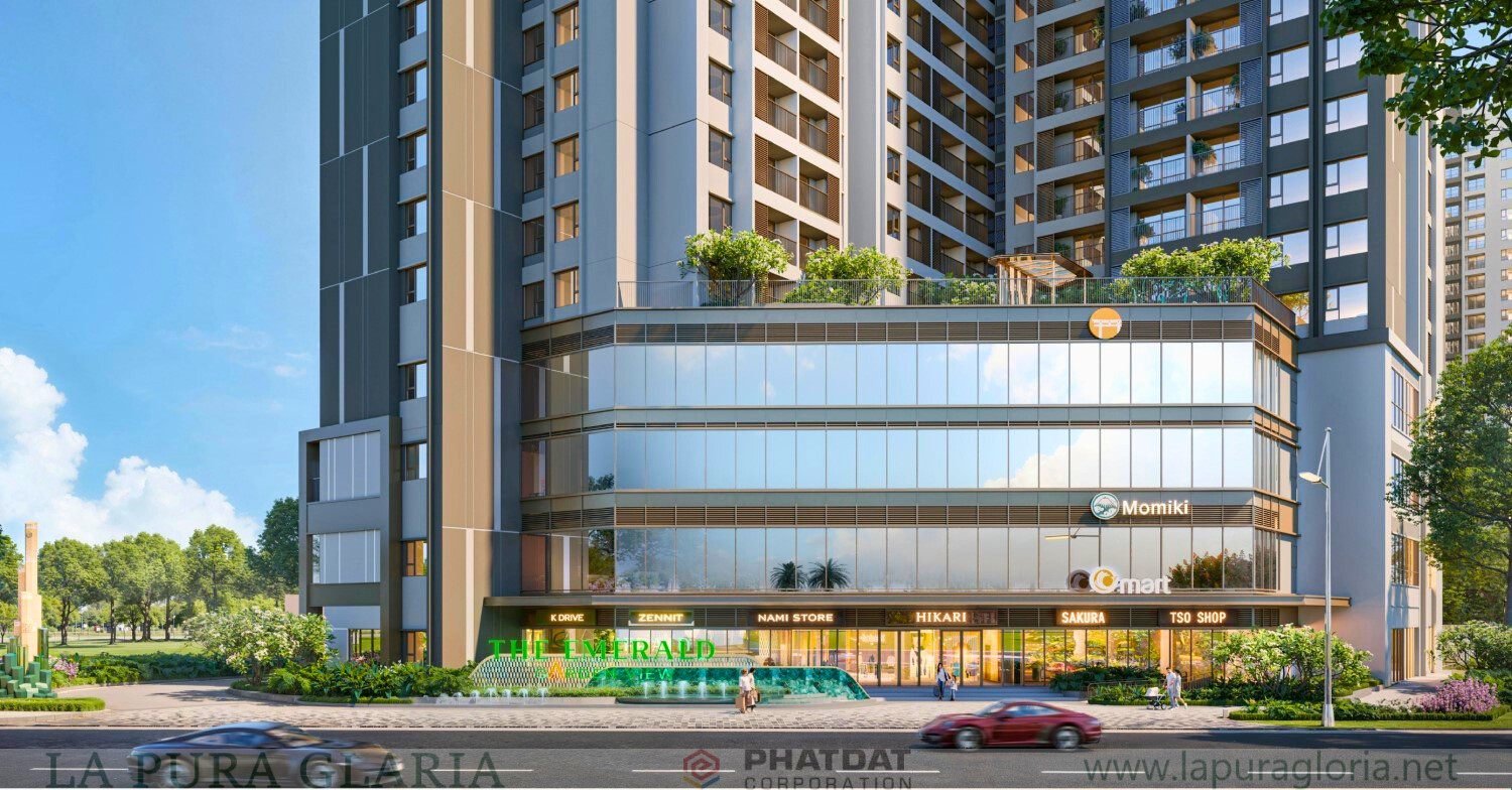 4 Tầng Trung Tâm Thương Mại Tại The Emerald Garden View