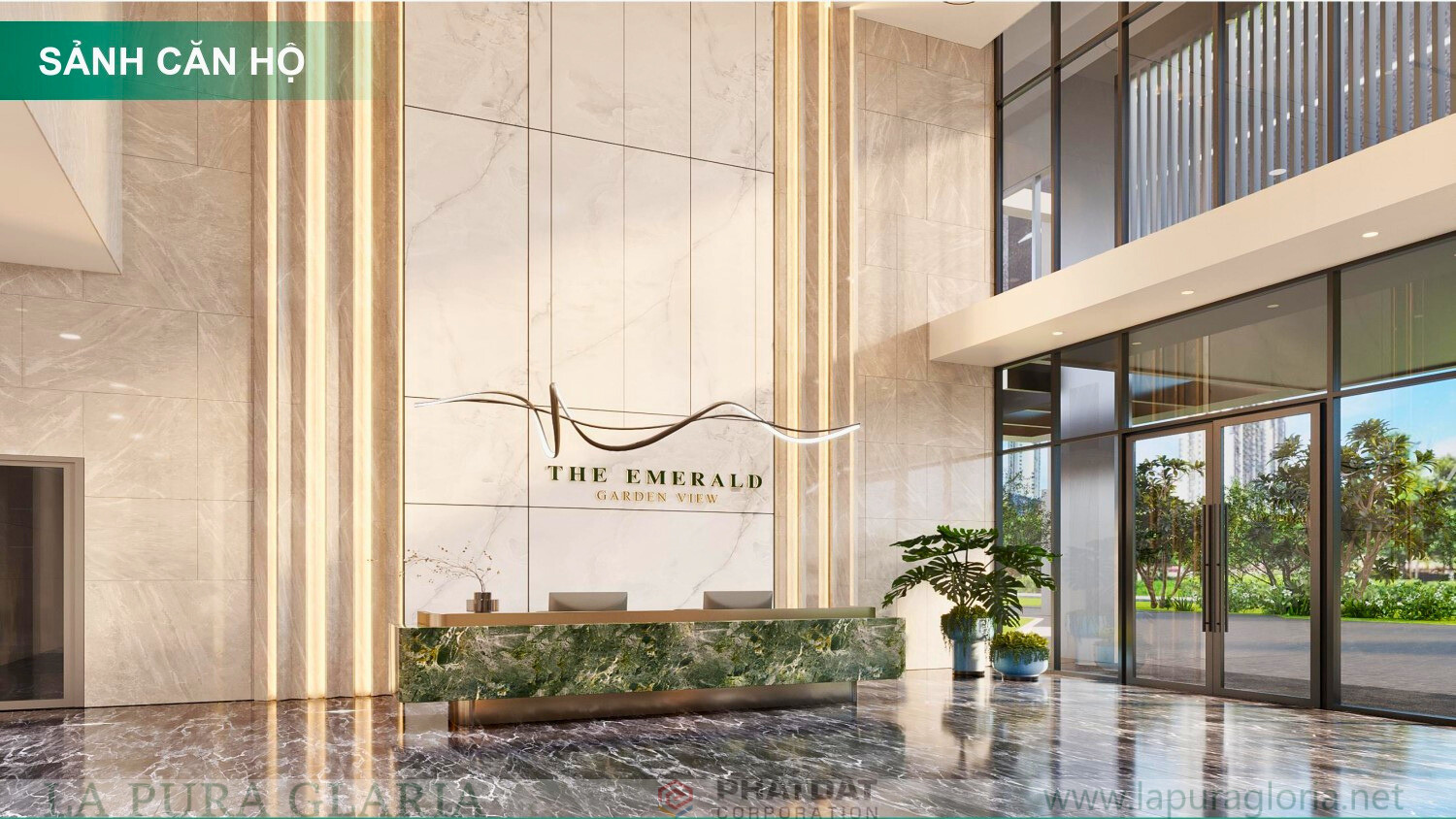 Sảnh Căn Hộ The Emerald Garden View