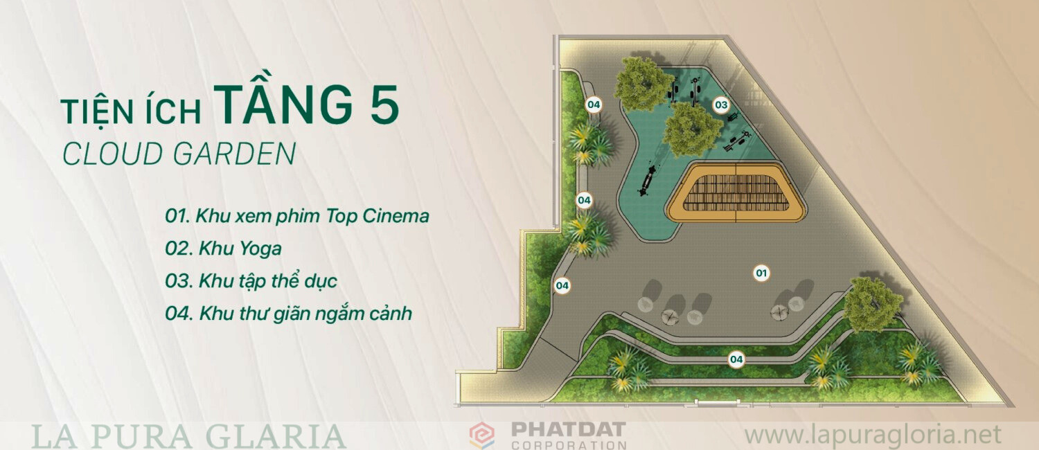 Tiện ích The Emerald Garden View_tầng 5