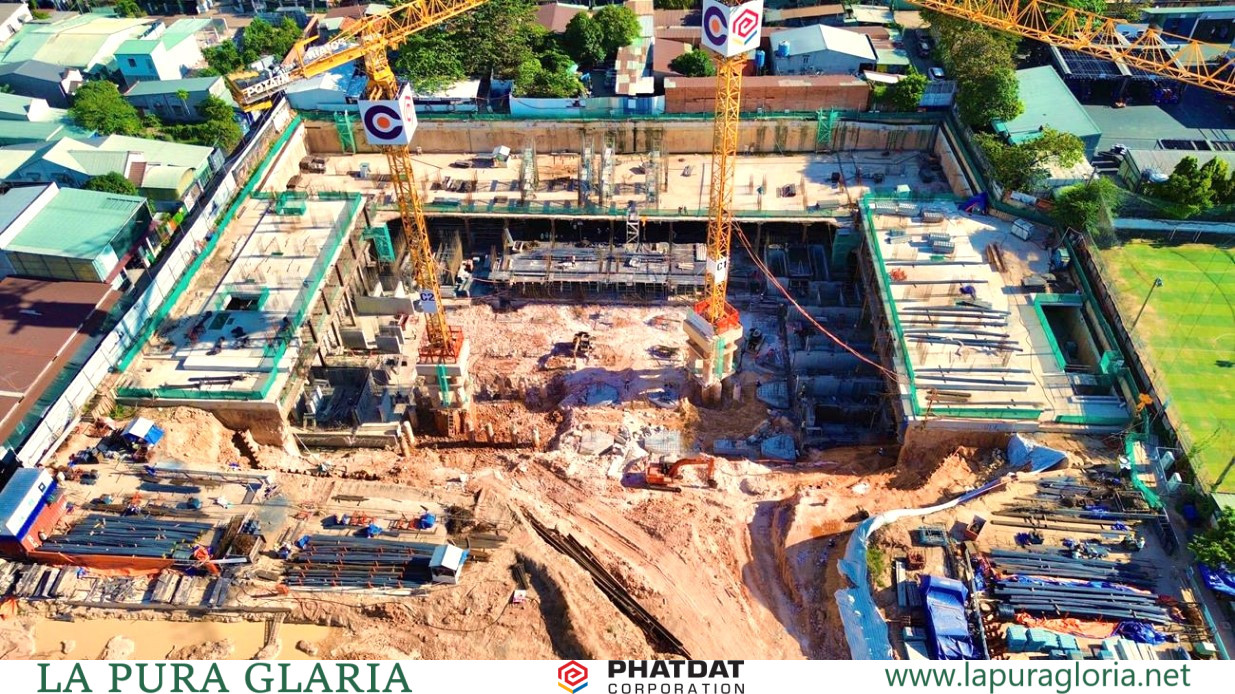 Góc Nhìn Toàn Bộ Dự án La Pura đang Thi Công