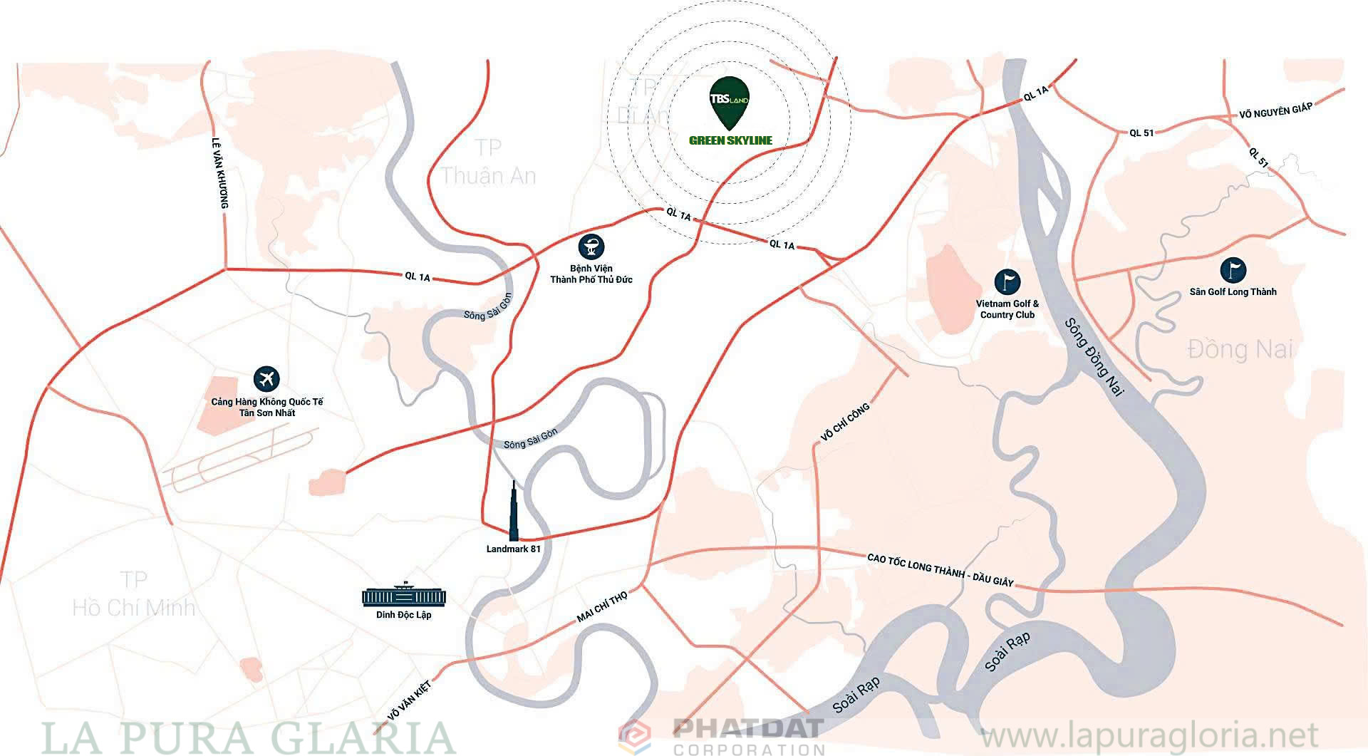 Vị Trí Green Skyline 1